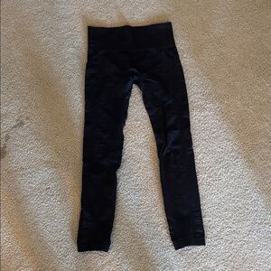 Black High-Waisted Athletic Leggings